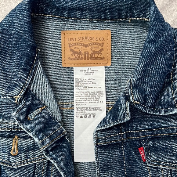Kids Levi Denim Jacket - Picture 2 of 5